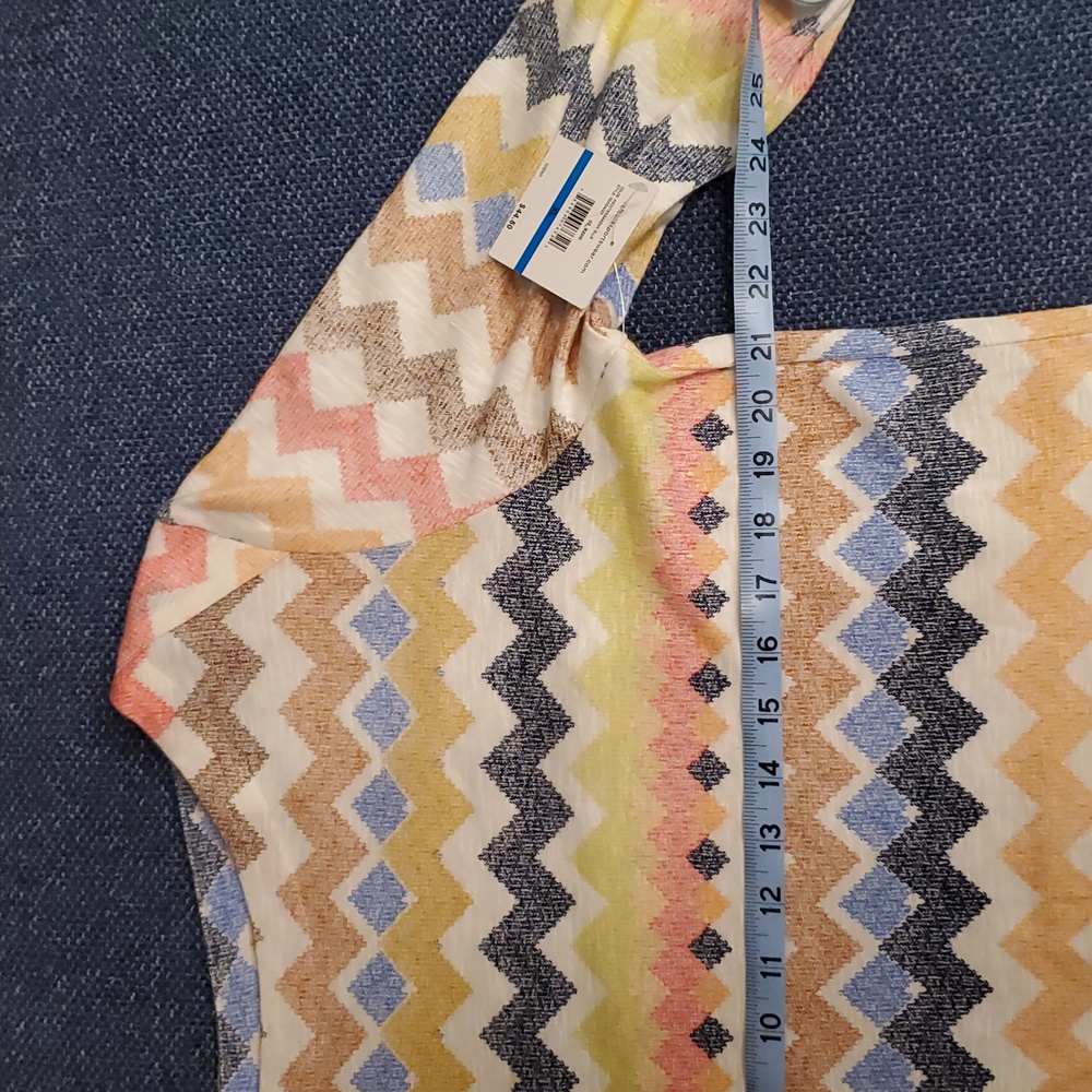 NWT RAFAELLA:  Multicolored Top, Size XL - Picture 5 of 5